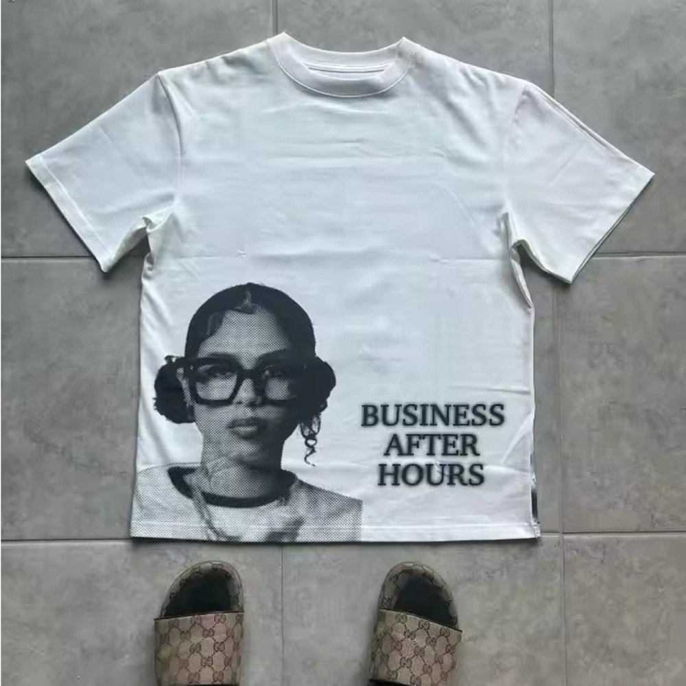 White and Black BAH IS FASHION t-shirt